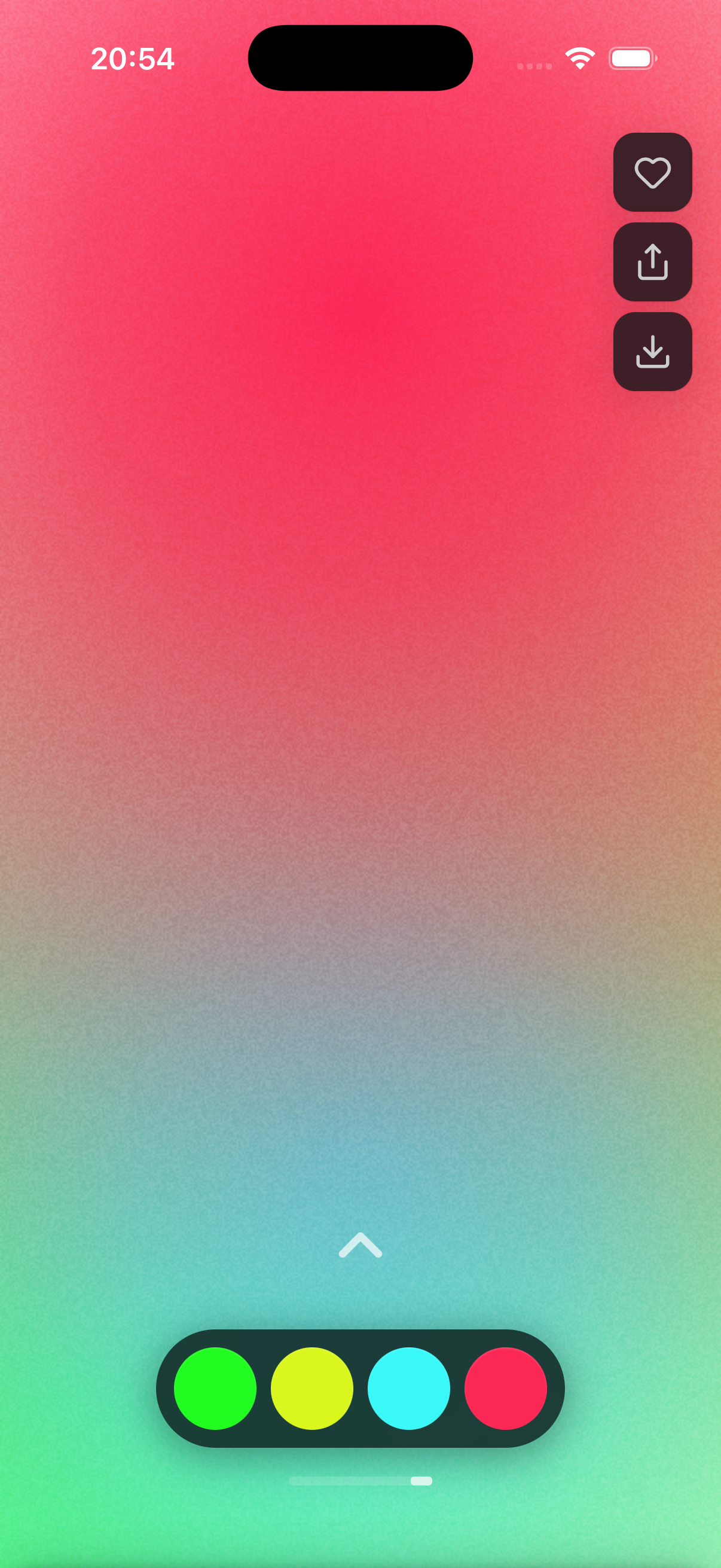 Vibrant gradient wallpaper with grain texture